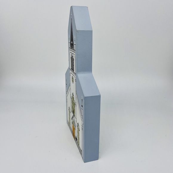 Rare Vintage The Cats Meow Church of Ste. Anne de Michilimackinac 1993 Signed - Picture 3 of 10